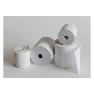 Meilleure qualité rouleau de papier thermique Jumbo 636mm étiquette thermique directe 55gsm 65gsm semi-brillant Double couche haute quantité caisse enregistreuse - Product Image 3