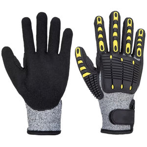 Gants de travail en cuir Sunland, gants de travail en nitrile enduits de paume, gants de travail pour hommes, échantillon gratuit, gants de travail pour le jardinage, le soudage - Product Image 2