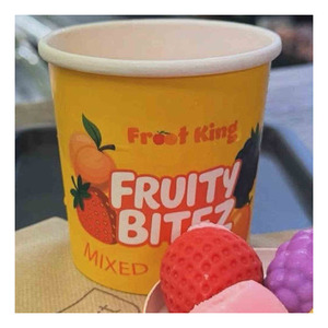 Meilleures ventes Tasse à crème glacée fruitée Bitez Vente en gros Usine Prix de vente Saveurs Mangue Pêche Kiwi Ananas Myrtille - Product Image 4