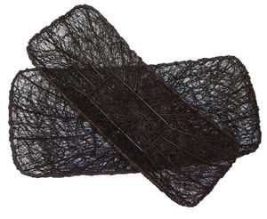 Ensemble de 3 paniers à fruits en fil métallique blanc, ronds et carrés, empilables, pour comptoir, rangement, cuisine, style campagnard, décoratifs, pour le pain - Product Image 2