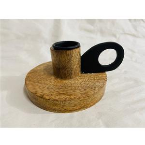 El mejor soporte decorativo para velas de madera, portavelas de madera de forma redonda a precio económico - Product Image 6