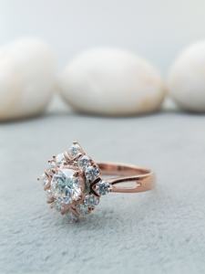 Men's Luxury 10K 14K 18K <b>Gold</b> Hip Hop Trend Ring VVS Natural Diamond Rounded Baguette for Weddings Fashionable <b>Costume</b> <b>Jewelry</b> - Product Image 3