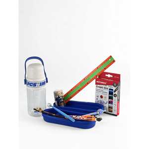 Tykle Space BTS Combo 2-in-1 Children's Daily Backpack with Pencil Case and <b>Stationery</b> <b>Set</b> Including Crayon Sticks - Product Image 2