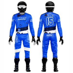 La mejor calidad con estilo DTF Impresión de transferencia de calor Dirt Bike Off-Road ATV Mountain Bike y Motocross Tela elástica Ropa de carreras - Product Image 1