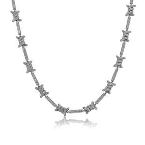 Cadena Cubana de Lujo Hecha a Mano, Estilo Hip Hop, Plata de Ley 925, Moissanita Tallada, Chapada en Oro, Elegante Collar de Eslabones - Product Image 1