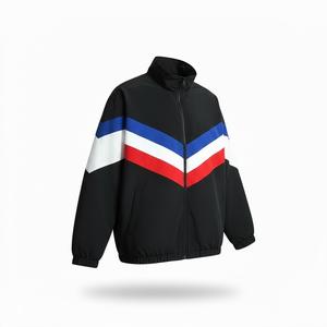 Chaqueta Cortavientos de Moda, Personalizada, Reflectante, Impermeable, de Invierno, con Cremallera, Lisa, Teñida, con Patrón de Letras - Product Image 4