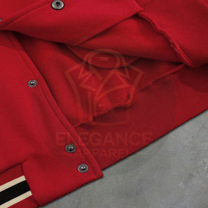 2025 sur mesure nouveauté collège Letterman Baseball université veste OEM Street Rush toile Stand contraste couleur Patchwork - Product Image 5