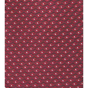 Cravatta da uomo Alfani con stampa geometrica slim fit, taglia regolare, colore rosso - Product Image 3