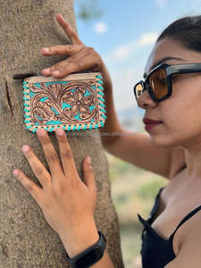 Nuevo pelo marrón hecho a mano Real en piel oculta monederos de cambio de moneda de cuero lindo pequeño rectángulo forma moneda tarjeta cremallera casos - Product Image 4