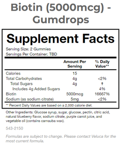 ไบโอตินเหนียว5000mcg ผลิตภัณฑ์เสริมความงามเพื่อสุขภาพระดับพรีเมียมสำหรับผู้ใหญ่ - Product Image 2
