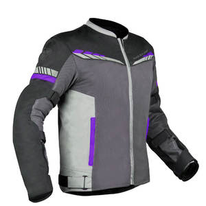 Chaqueta de cuero genuino para motocicleta de verano, ropa de montar para motorista callejero con características de seguridad, chaqueta de cuero - Product Image 1