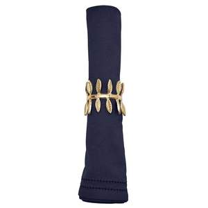 Anillo para Servilletas con Hoja Dorada, Decoración de Mesa de Latón Vintage, Elegante Diseño de Hoja, Porta Servilletas de Metal, Accesorios para Mesa de Comedor para Bodas y Fiestas - Product Image 3