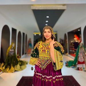 Vestido afgano pakistaní Nueva tendencia Pakistán hizo vestido largo hermoso para Eid de WS INTERNATIONAL hermoso traje 630 - Product Image 6