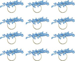 Ronds de serviette de Noël indiens Décor de table exclusif pour les mariages et les fêtes avec des serviettes de Noël en polyéthylène en papier - Product Image 3