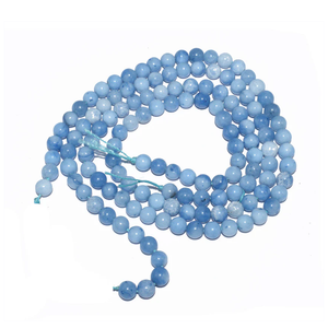 Stone <b>Beads</b> Blue aventurine <b>Beads</b> Strand Stone Jewelry <b>Loose</b> Smooth Gemstone Healing Necklace Natural Crystal Wholesaler - Product Image 2