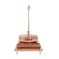 Équipement de cuisine professionnel grande capacité en acier inoxydable chauffe-plats ensemble cintre couvercle utilisé chauffe-plats ensemble de buffet