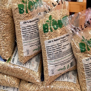 Palettes Euro de granulés de bois de 15 kg, granulés de 6 mm en forme de bâton, combustible pour système de chauffage, pin, chêne, bois dur, qualité supérieure, emballage durable - Product Image 3