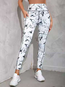 Top Trending Women Gym <b>Leggings</b> Wholesale High Waisted <b>Nylon</b> Spandex Seamless Stretch Breathable Squat Proof Fitness <b>Leggings</b> - Product Image 3