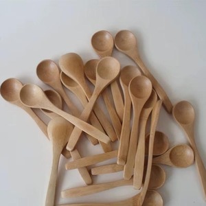 Spatule en acier inoxydable, passoire, cuillère, louche, manche en bois grainé, argenté miroir, isolation, cuisine, ustensiles 5 pièces - Product Image 3