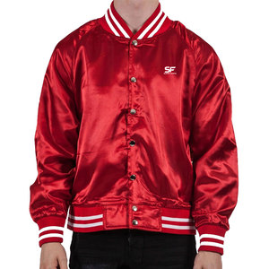 Novedades al por Mayor, Chaqueta de Satén para Hombre, Ropa Casual Juvenil, Chaqueta de Satén Personalizada para Hombre - Product Image 1