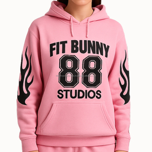 Sudadera unisex ecológica de algodón 100% al por mayor, sudadera con capucha y logotipo personalizado con patrón de resorte para hombre, diseño liso en blanco - Product Image 4