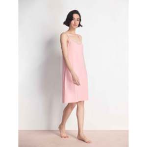 Encaje de Bambú Premium para Vestido Lencero para Mujer, Camiseta de Dormir Elegante de Satén y Spandex, Logotipo Personalizado, Transpirable, Suave, Verano, ODM - Product Image 4