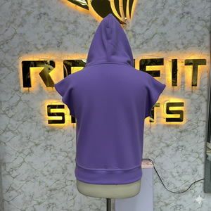 Bon taux qualité supérieure le plus demandé sweat à capuche avec fermeture éclair bleu imprimé fabriqué en usine prix bon marché sweats à capuche pour hommes - Product Image 2