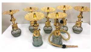 Cachimba de Mesa Mini de Acero Inoxidable Lacado de Lujo Farida con Nuevo Diseño para Fumar Shisha - Product Image 4