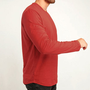 Nouveauté Chemise à manches longues bonne qualité col rond chemises à manches longues chemise à manches longues taille personnalisée à vendre - Product Image 2