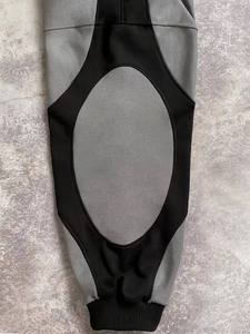 Sweat à capuche long surdimensionné pour homme en polyester/coton lourd 360 g/m², délavé à l'acide, décoloré par le soleil, avec strass, uni, pour l'hiver - Product Image 5