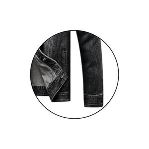 Denim boutonné à prix compétitif Manteaux d'extérieur pour hommes Vêtements d'extérieur à col rabattu au design unique Jeans Vestes pour hommes - Product Image 6