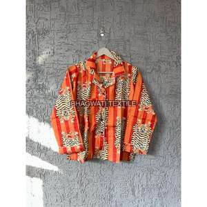 Nuevo conjunto de pijama de algodón bohemio de verano con estampado de Tigre, damas de honor, vestido de noche Sexy informal indio, camisa, ropa de dormir, traje de noche - Product Image 4