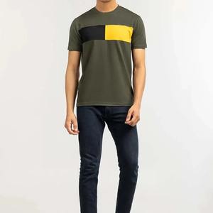 Camiseta de poliéster 100% de alta calidad con cuello redondo para hombre, estampado personalizado, patrón sólido, manga corta de gran tamaño y peso pesado, diseño en blanco - Product Image 4