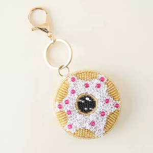 Achetez un charme de Noël en argent sterling en forme de mouflon scintillant, décoration de la maison, perles suspendues, aluminium moulé, finition nickelée - Product Image 3