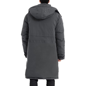 Vestes parka coupe-vent en toile de haute qualité avec logo personnalisé, col montant, fermeture éclair et boutons, pour homme, femme, unisexe, automne - Product Image 6
