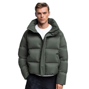 Diseño en relieve para hombre brillante chaqueta puffer personalizado brillante burbuja puffer chaquetas - Product Image 1