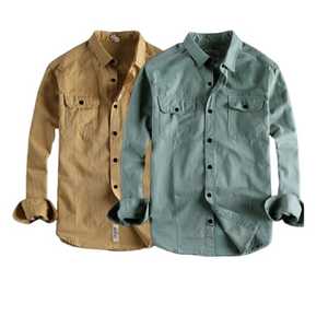 Servicio OEM 2025 Nuevas llegadas Camisa de satén para hombre Tallas grandes 100% Algodón Cuello vuelto Manga larga Transpirable Ecológico Rápido - Product Image 5