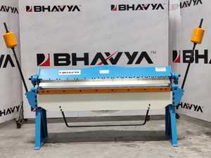 เครื่องพับแผ่นโลหะแบบมือหมุน PBB 2020 1.2 Bhavya Machine Tools ความยาวใช้งาน 2020 มม. ความหนาแผ่น 1.2 มม. สำหรับทองเหลือง/ทองแดง - Product Image 4
