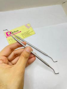 อุปกรณ์ยกเล็บทำเล็บสองด้านอุปกรณ์ทำเล็บแบบสองด้านอุปกรณ์ทำเล็บแบบยกเล็บเท้าสแตนเลสออกแบบโลโก้ได้ตามที่ต้องการ - Product Image 5