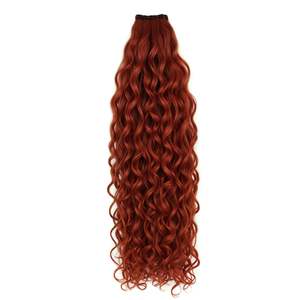 ผมต่อแบบเวฟท์ 30 นิ้ว เกรด 12A แท้จากกัมพูชา แบบ Single Drawn สีบลอนด์ 613 - Product Image 1