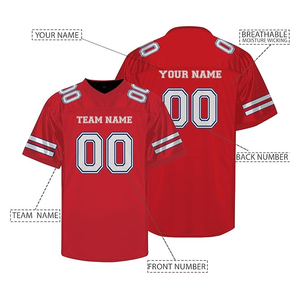 <b>Fans</b> and Players Football Experience Premium New American Football Jersey Essential Wear for the Ultimate Sports Wear - Product Image 3