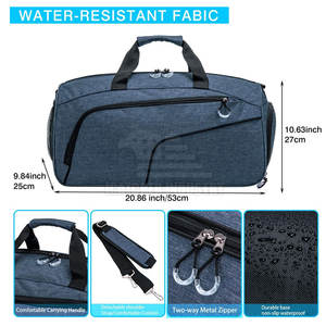 Heavy Duty Grand Fitness Voyage Duffle Bag Étanche Léger Hommes Sports Gym Duffle Bag - Product Image 6