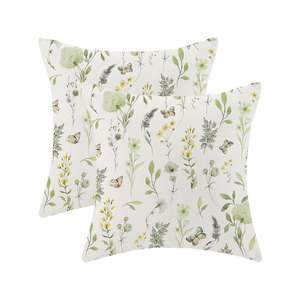 Fourniture en vrac 100% coton housses de coussin tissu de luxe lavable personnalisé avec logo personnalisé - Product Image 6