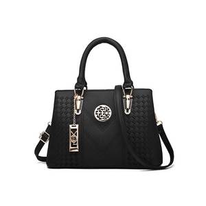 Sacs à main en cuir véritable noir pour femmes - Product Image 3