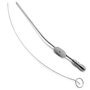 Instrumentos Quirúrgicos ORL Profesionales, Tubo de Succión Laríngeo, Cánula Manual de Acero Inoxidable, Hecho a Medida - Product Image 6