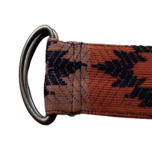 เข็มขัดผ้าคอตตินแบบยุทธวิธีของผู้ชายสำหรับกลางแจ้งเข็มขัดผ้าโพรเพอร์ MADRAS ปรับแต่งสไตล์ฟรีตัวอย่าง - Product Image 2