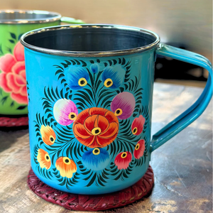 Taza decorativa de acero inoxidable con estampado personalizado, taza de metal grabada, taza de acero inoxidable - Product Image 3