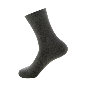 Chaussettes pour hommes en coton et polyester, séchage rapide, longueur cheville, formelles, de haute qualité, personnalisées, en gros, couleur unie - Product Image 5