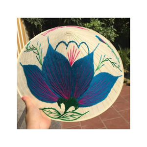 Meilleur prix Chapeau conique en feuille de haute qualité Non La Vietnam Meilleur prix Chapeau de paille traditionnel en bambou fait à la main - Product Image 1