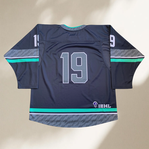 เสื้อกีฬาฮ็อกกี้น้ำแข็งสำหรับผู้ชายชุดทีมธรรมดาชุดเสื้อทีมฮ็อกกี้น้ำแข็งตาข่ายแบบย้อนกลับได้ทำในปากีสถาน - Product Image 4